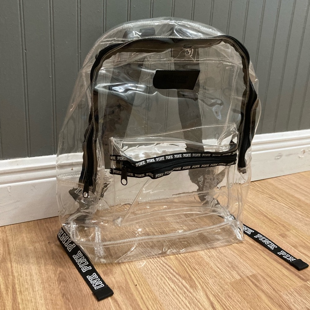 COPY - VS Pink Clear Backpack NWOT